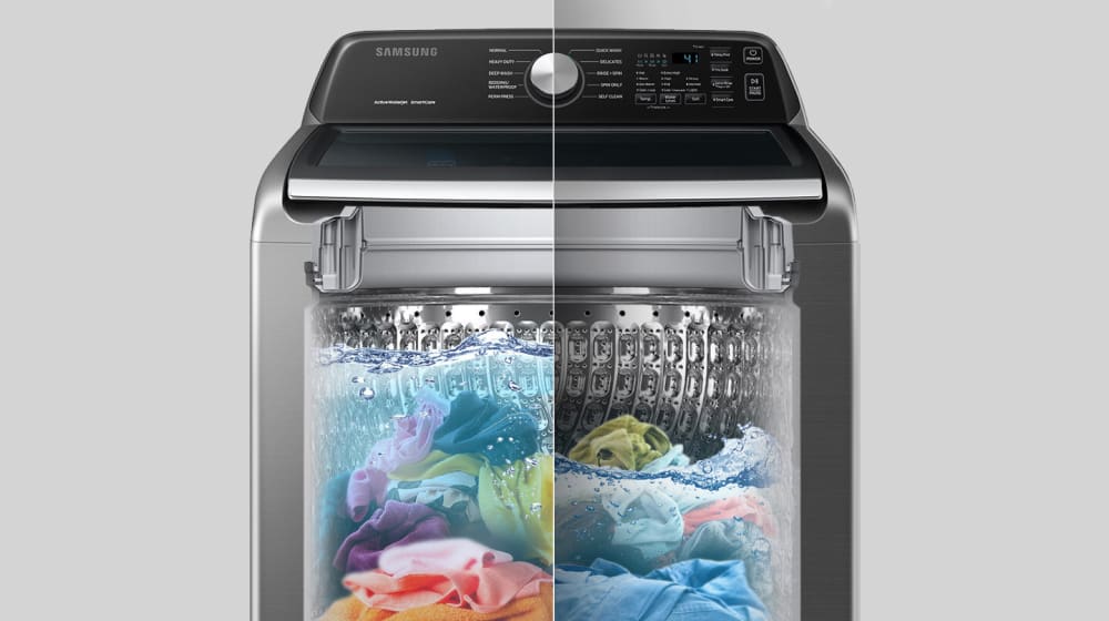 Samsung WA44A3405AP 27 Inch Top Load Washer with 4.4 cu. ft. Capacity