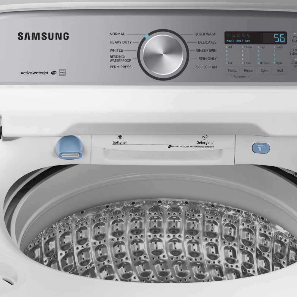 Samsung WA49B5205AW 28 Inch Top Load Smart Washer with 4.9 cu. ft
