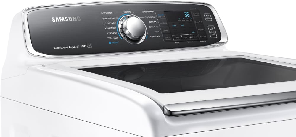 Samsung WA52J8060AW 27 Inch 5.2 cu. ft. Top Load Washer with ...