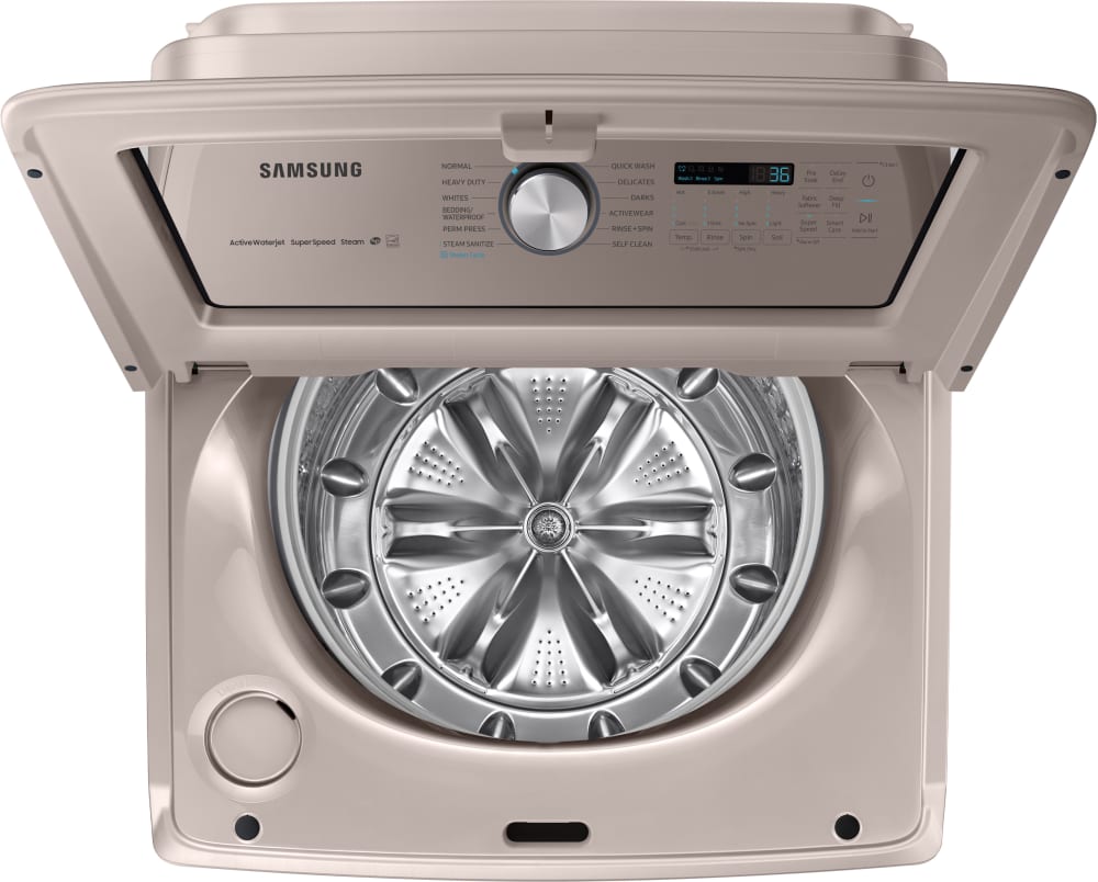 Samsung Sawadrec76001 Side By Side Washer Dryer Set With Top