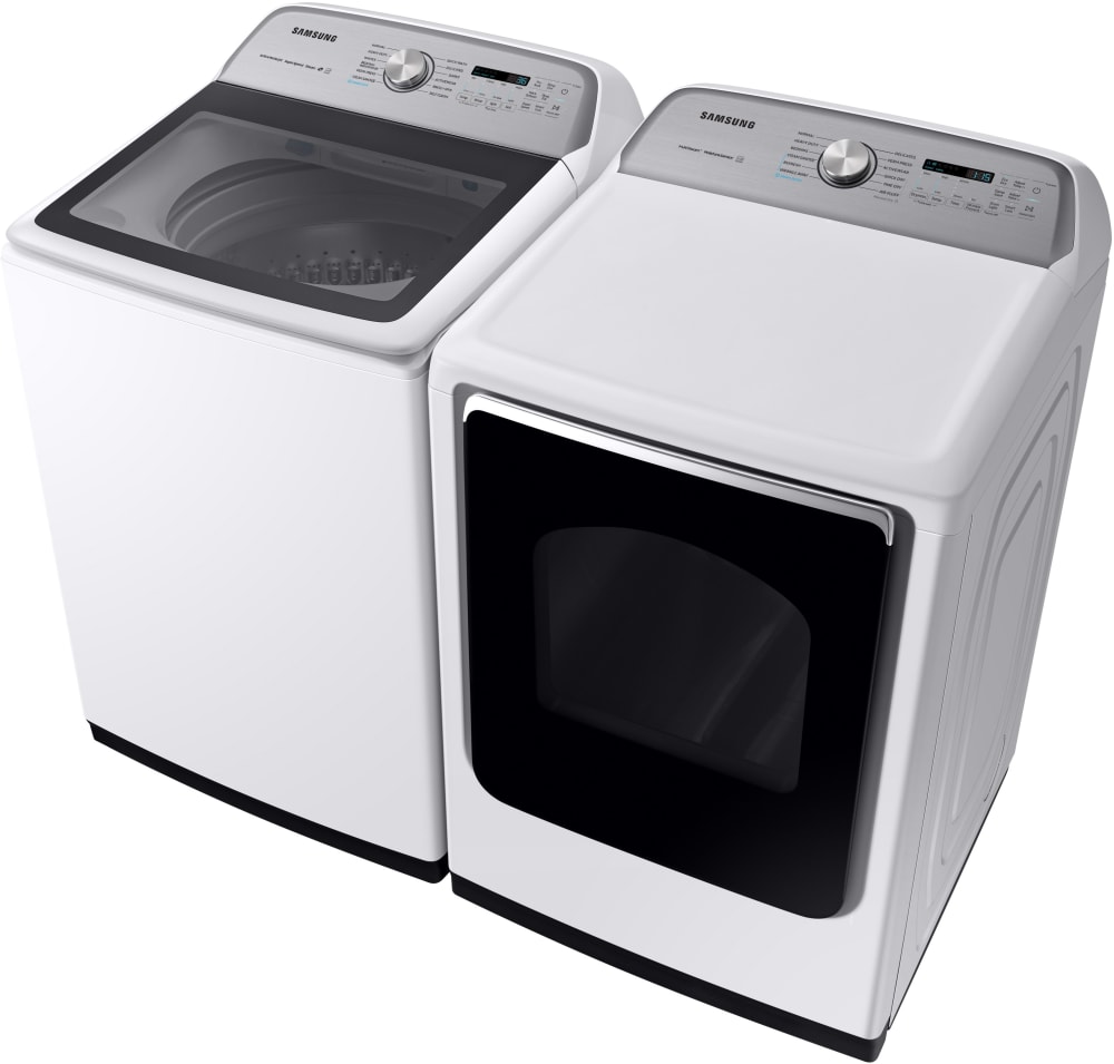 Samsung SAWADRGW76001 Side by Side Washer Dryer Set with Top