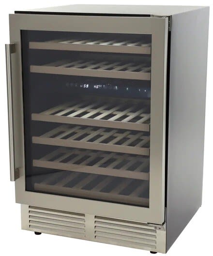 Avanti WCD46DZ3S 24 Inch Built-In Wine Cooler with 43-Bottle
