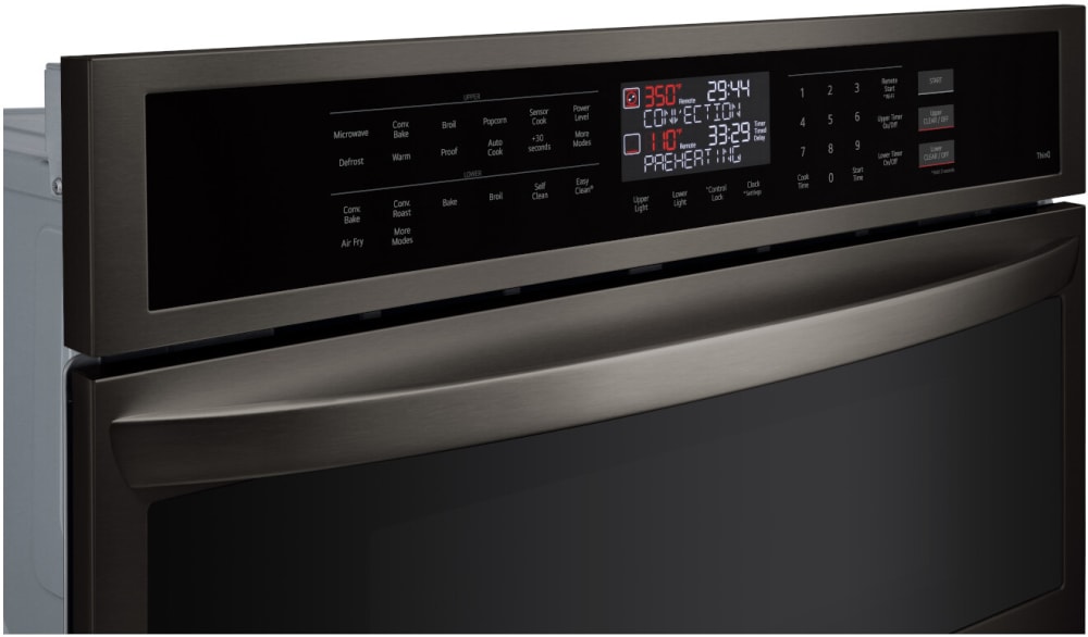 Wall oven 2025 black stainless