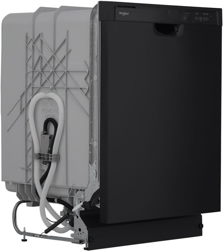 Whirlpool WDF331PAMB 24 Inch Full Console Dishwasher with 12 Place