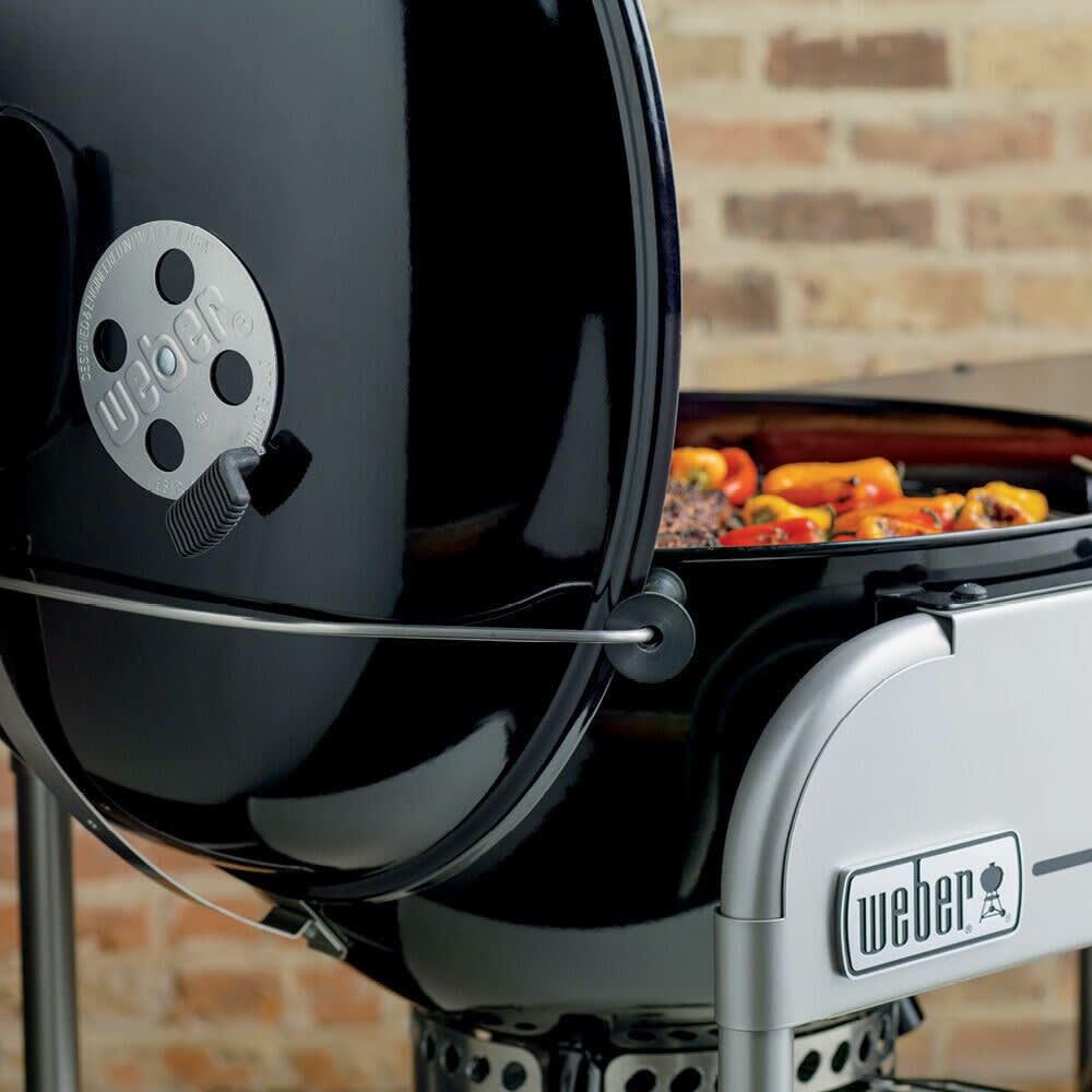 Weber 15501001 22 Inch Performer® Deluxe Charcoal Grill with 363