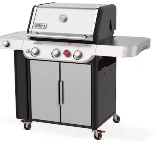 Weber 1500537 Genesis S-335 Propane Gas Grill with Grill Locker 