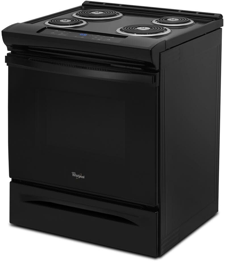 Whirlpool WEC310S0FB 30 Inch SlideIn Electric Range with 4 Coil Elements, 4.8 Cu. Ft. Oven