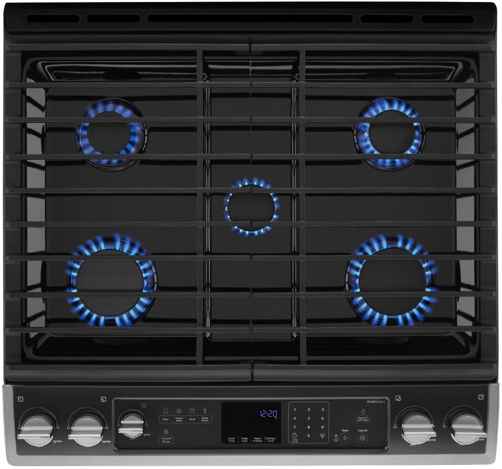 Whirlpool WEG760H0DE 30 Inch SlideIn Gas Range with 2 SpeedHeat Sealed