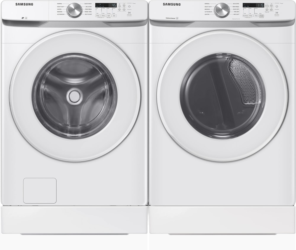 Samsung SAWADREW60204 SidebySide on Pedestals Washer & Dryer Set with