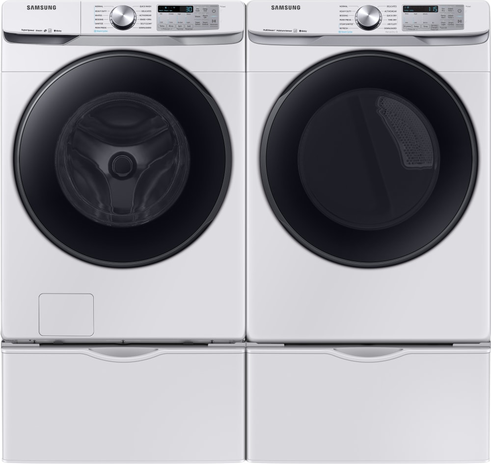 Samsung SAWADREW85002 SidebySide on Pedestals Washer & Dryer Set with