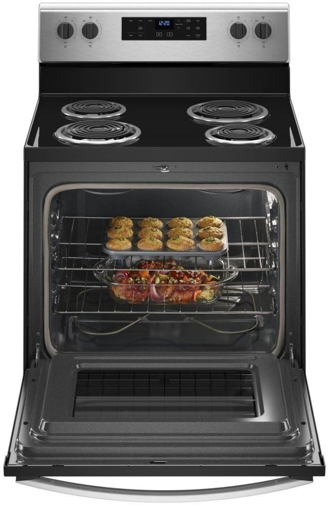 Whirlpool WFC315S0HS 30 Inch Freestanding Electric Range with Frozen