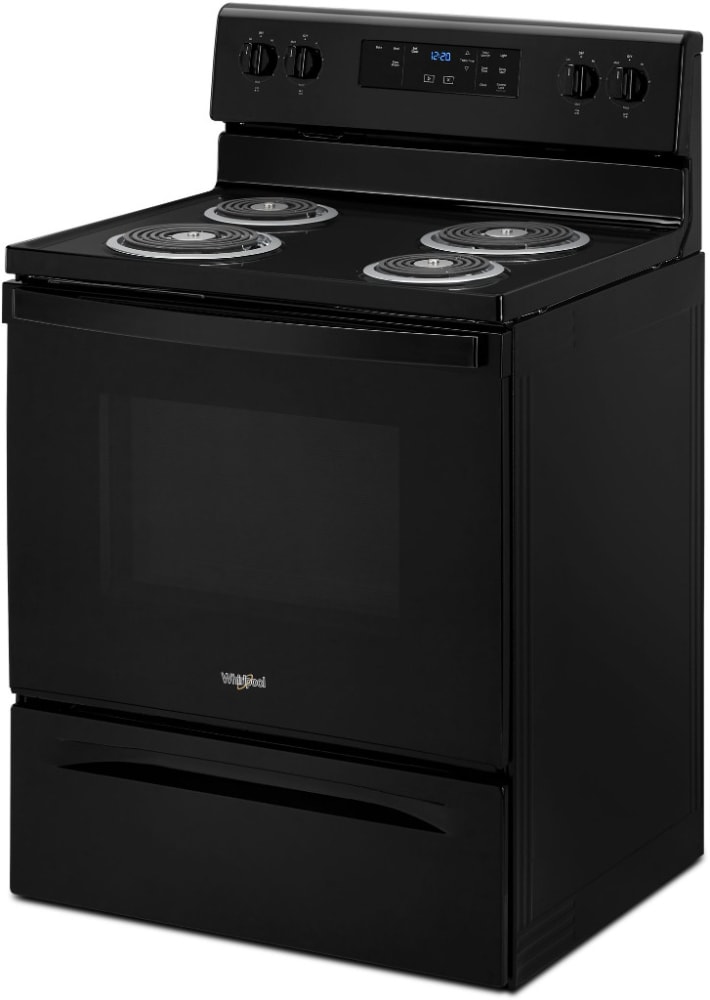 Whirlpool WFC315S0JB 30 Inch Freestanding Electric Range with 4 Coil ...