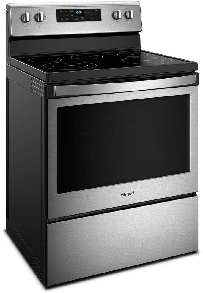 Whirlpool WFE525S0HS 30 Inch Freestanding Electric Range with 5 Element