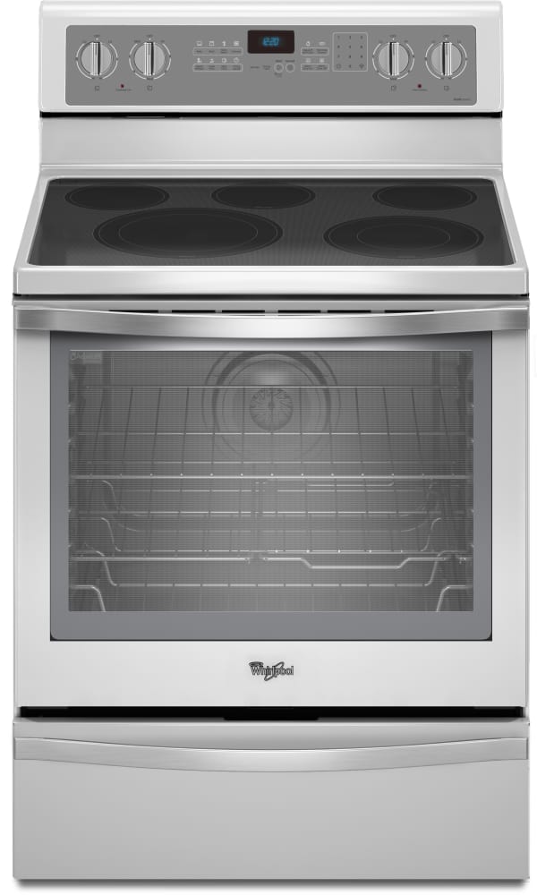 Whirlpool Wfe715h0eh 30 Inch Freestanding Electric Range With 5
