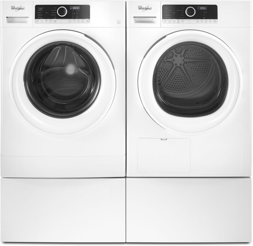 Whirlpool® Compact Front Load Electric Dryer-White, East Coast Appliance