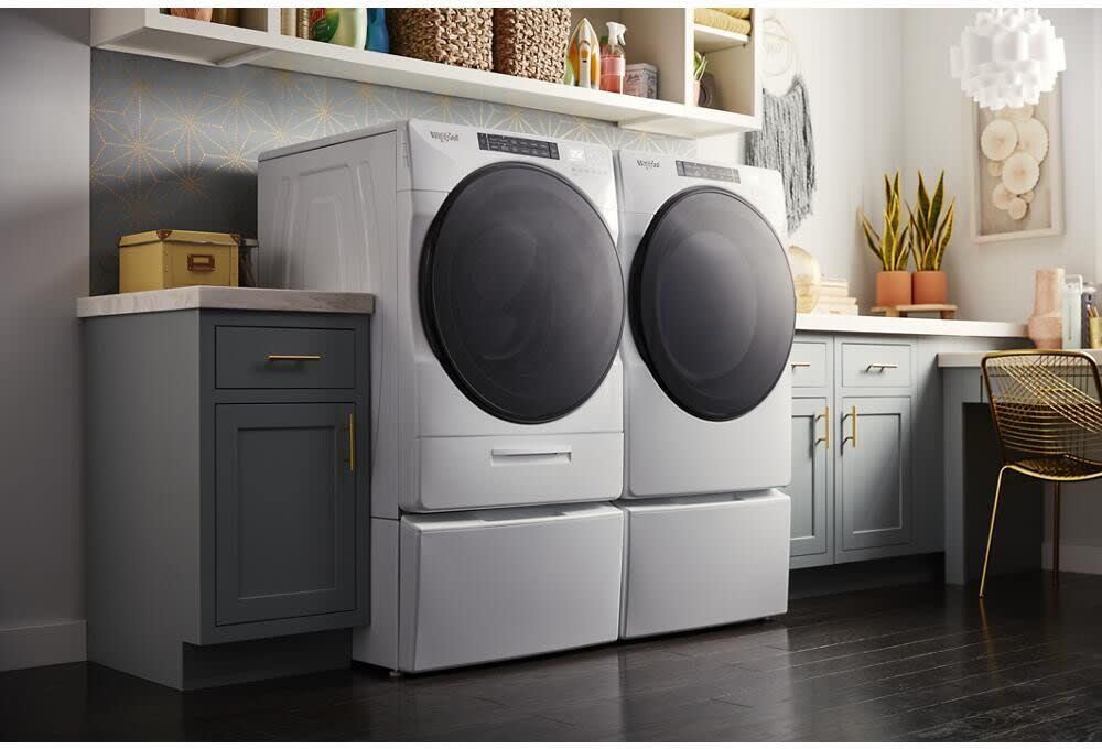 Whirlpool WPWADRGW66203 Side by Side on Pedestals Washer Dryer