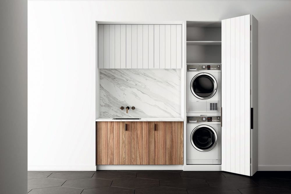 Fisher & Paykel FPWADREW10 Stacked Washer & Dryer Set with Front Load