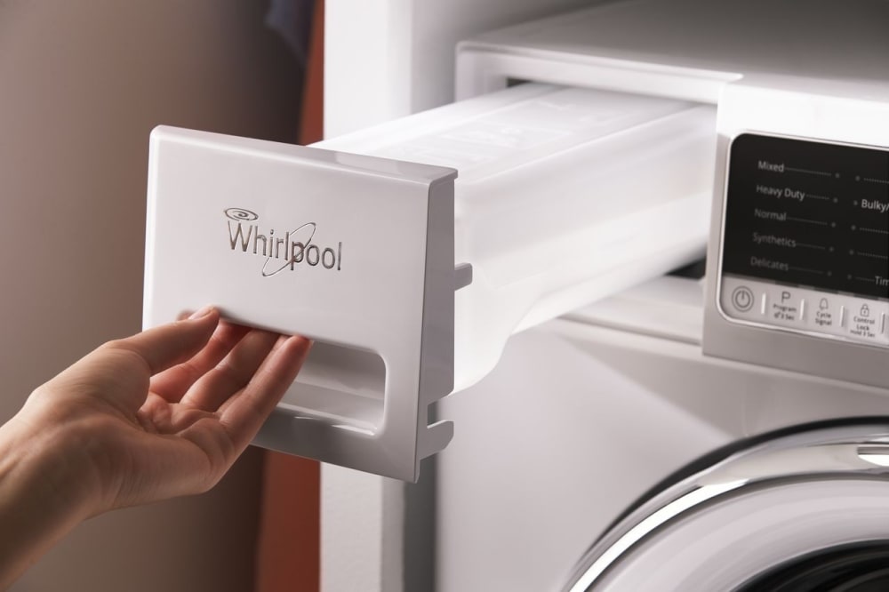Whirlpool Wpwadrew30904 Side By Side Washer Dryer Set With Front Load Washer And Electric Dryer In White