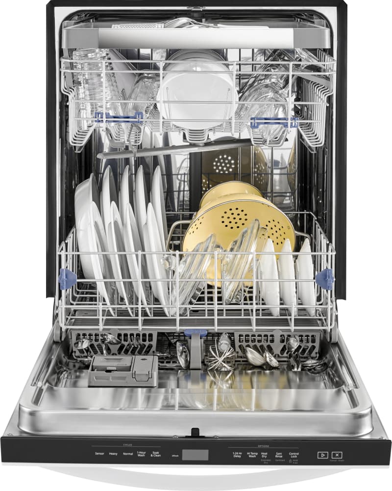 dishwasher door mounted silverware basket
