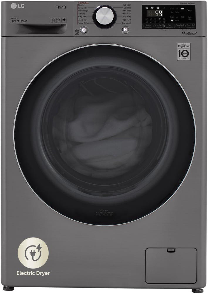 LG WM3555HVA 24 Inch Smart Front Load Washer/Dryer Combo with 2.4