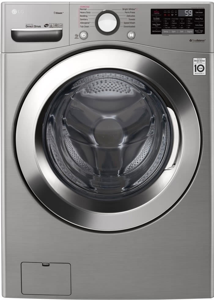LG LGWADREV37002 SidebySide on Pedestals Washer & Dryer Set with Front Load Washer and