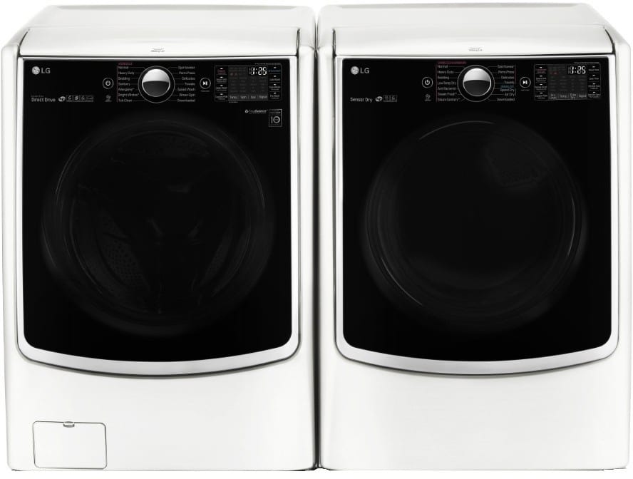 LG LGWADREW111 SidebySide Washer & Dryer Set with Front Load Washer
