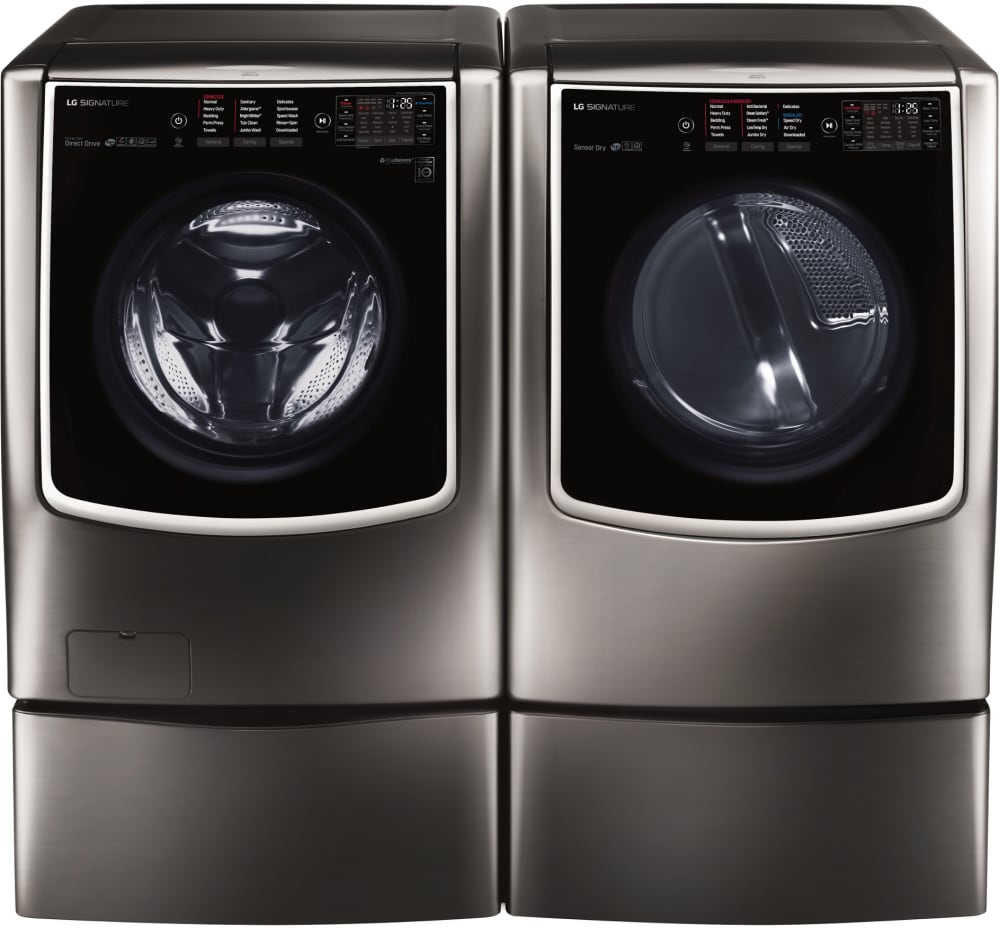Lg front load washer with sidekick sale
