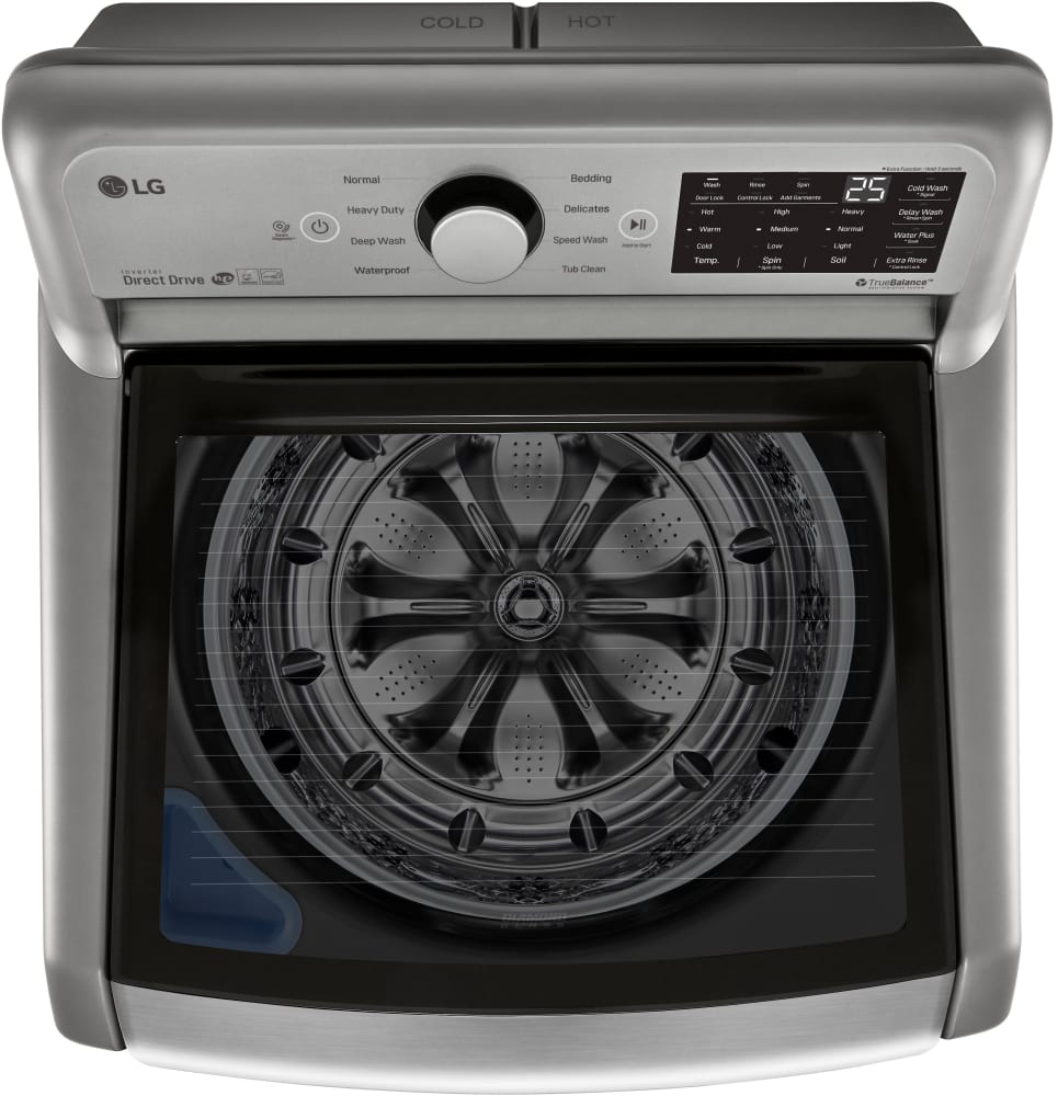 LG LGWADREV70601 SidebySide Washer & Dryer Set with Top Load Washer