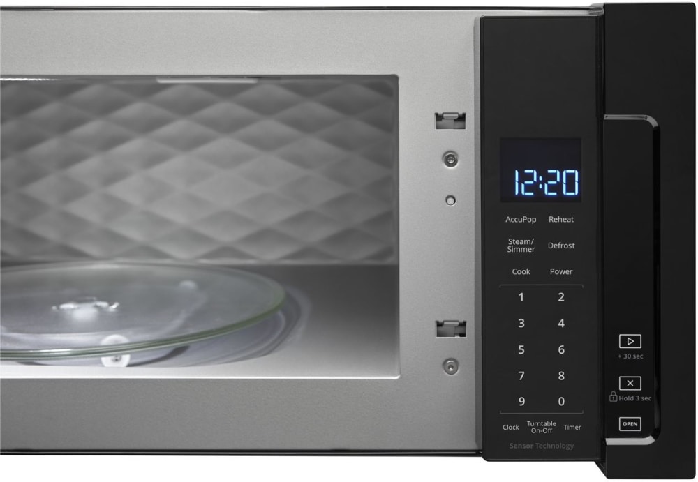 Whirlpool WML75011HB 1.1 cu. ft. OvertheRange Low Profile Microwave