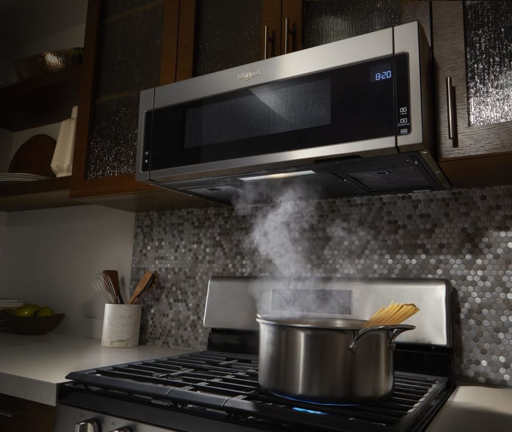 Whirlpool WML75011HB 1.1 cu. ft. OvertheRange Low Profile Microwave