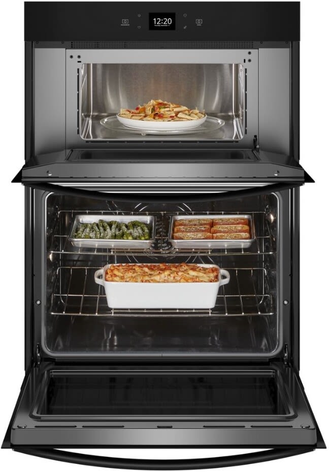 Whirlpool WOEC5027LB 27 Inch Combination Smart Wall Oven with 4.3 cu