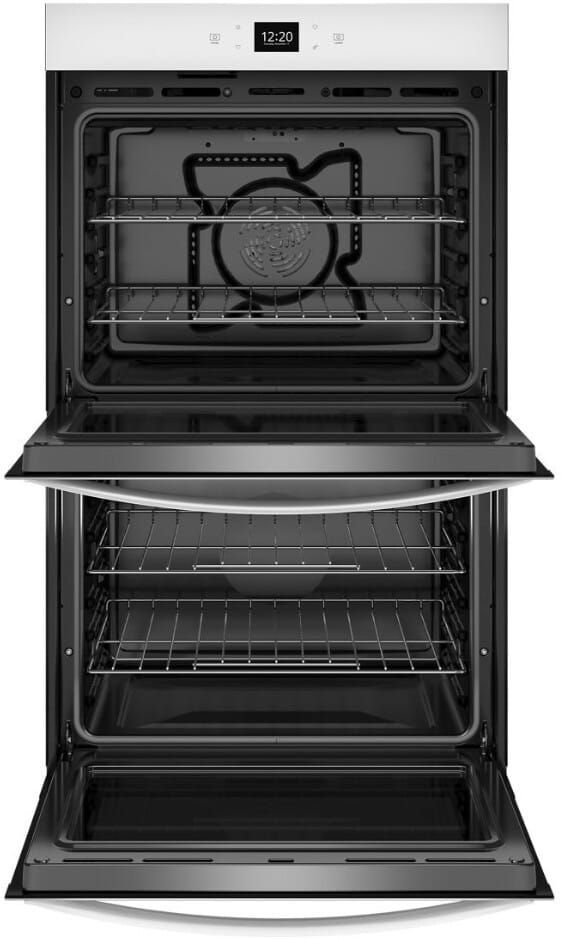 Whirlpool WOED5030LW 30 Inch Double Electric Smart Wall Oven with 10.0 cu. ft. Fan Convection