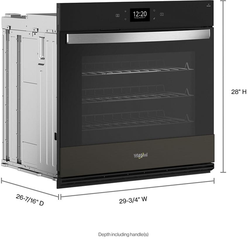 Whirlpool WOES7030PV 30 Inch Single Electric Smart Wall Oven with 5.0