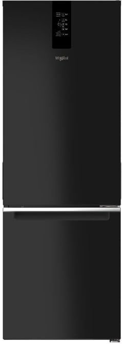 Whirlpool Wrb533czjb 24 Inch Counter Depth Bottom Freezer Refrigerator With 12 7 Cu Ft Capacity Frameless Glass Shelves Flexi Slide Bins Reversible Doors Adaptive Defrost And Energy Star Certified Black