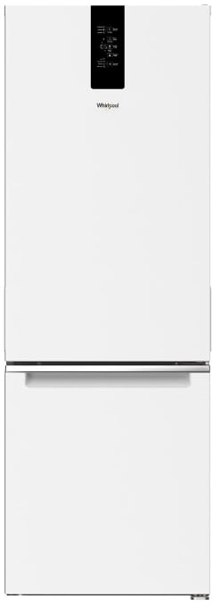 Whirlpool Wrb533czjw 24 Inch Counter Depth Bottom Freezer Refrigerator With 12 7 Cu Ft Capacity Frameless Glass Shelves Flexi Slide Bins Reversible Doors Adaptive Defrost And Energy Star Certified White