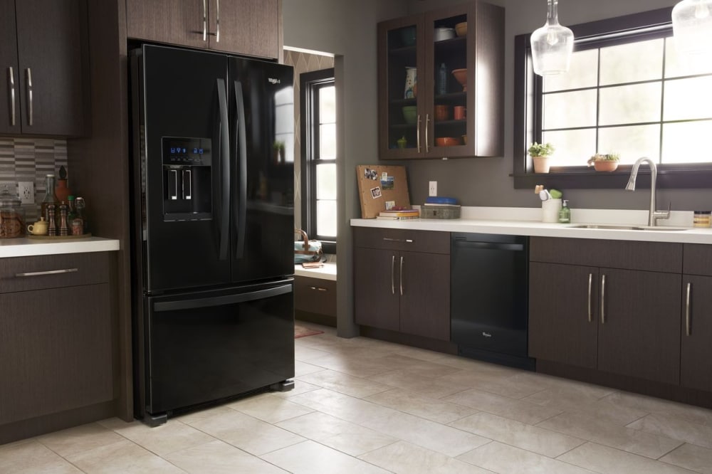Whirlpool WRF555SDHB 36 Inch French Door Refrigerator with 25 Cu. Ft ...