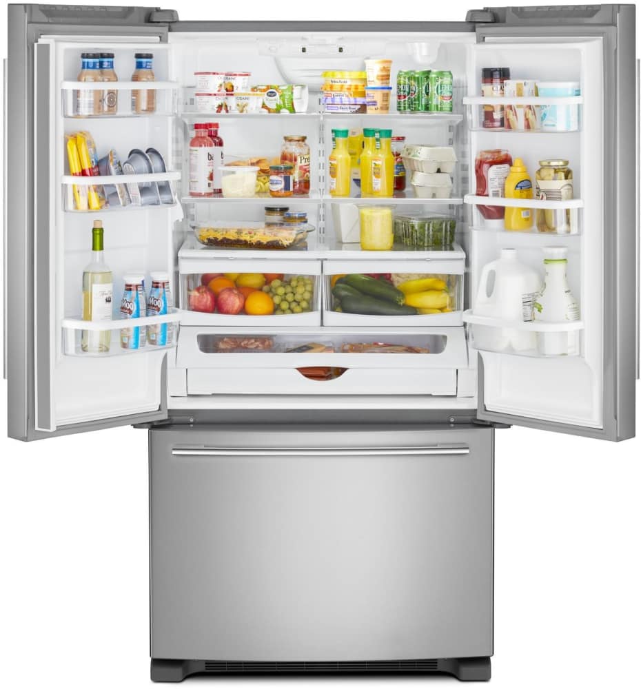 Whirlpool 36 inch french deals door refrigerator wrfa35swhz