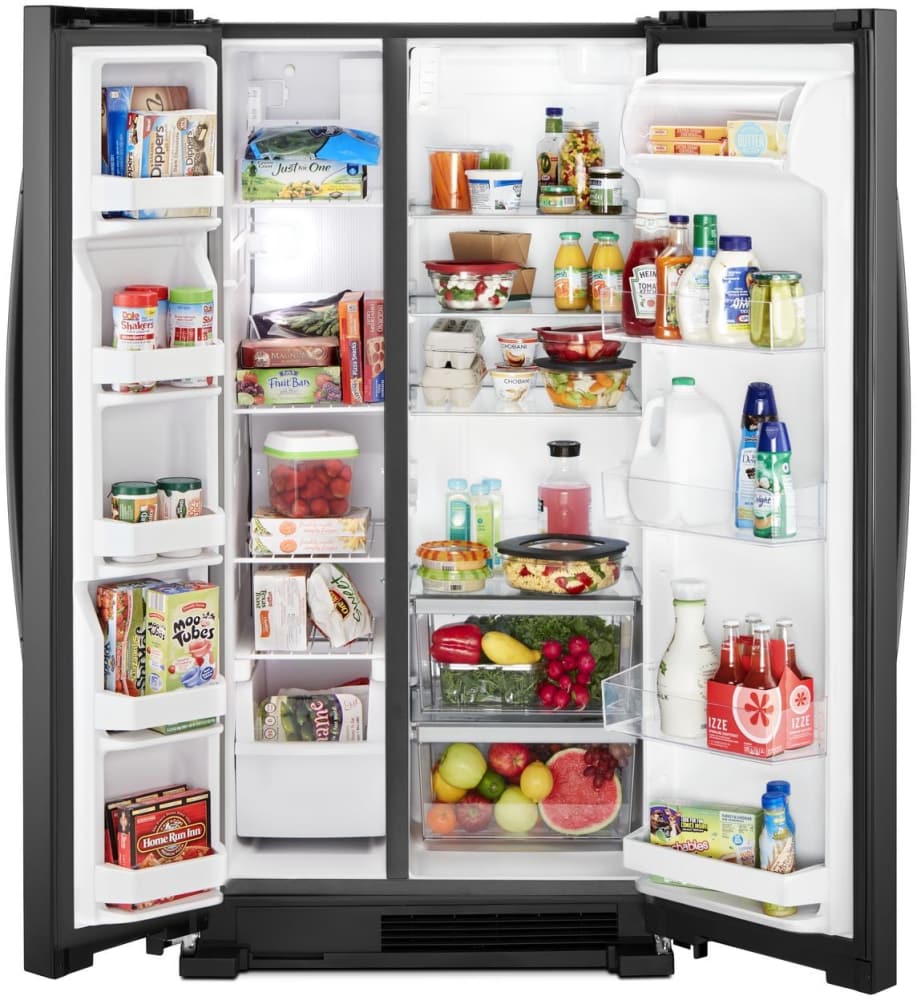 Whirlpool WRS312SNHB 33 Inch Freestanding Side by Side Refrigerator