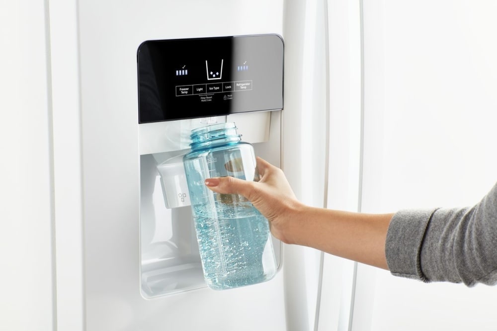 Whirlpool WRS325SDHW 36 Inch Freestanding Side by Side Refrigerator