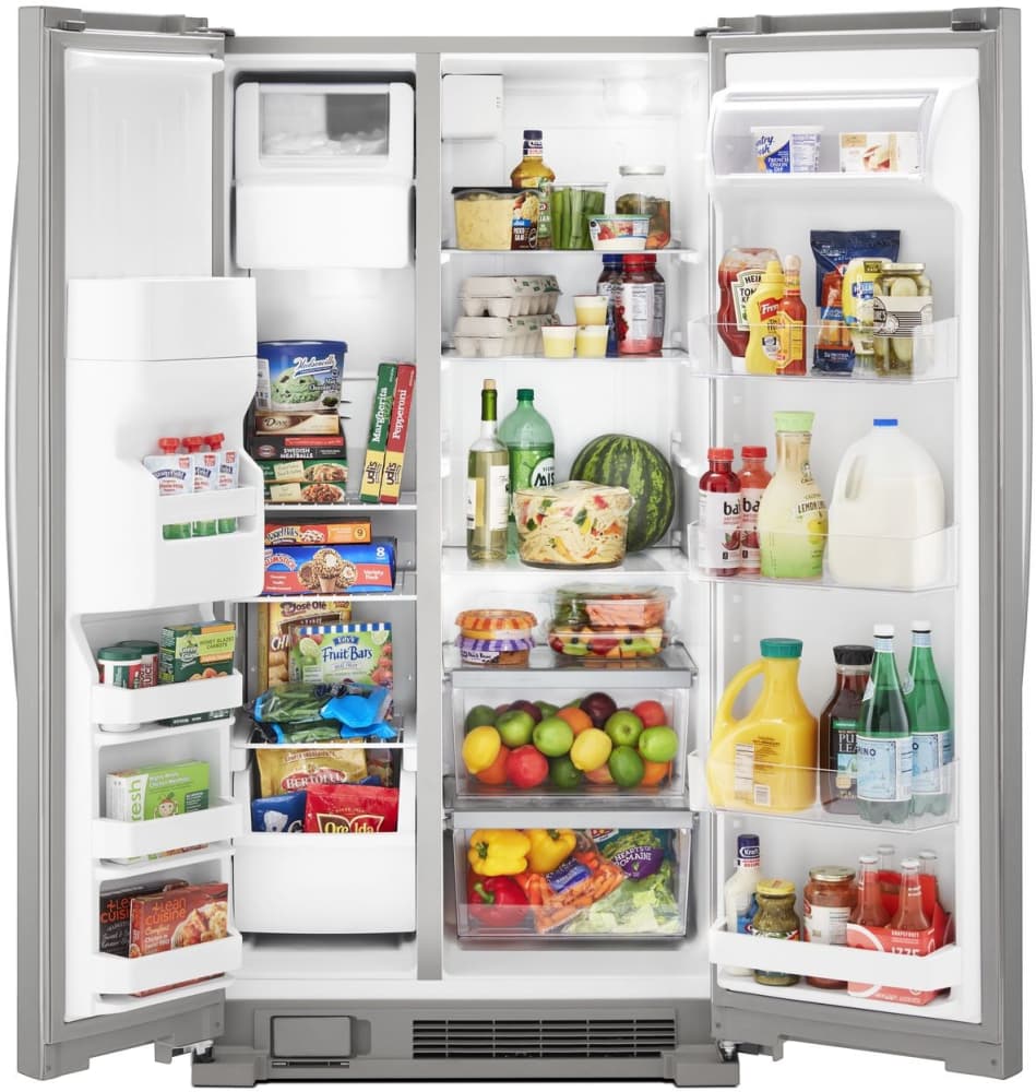 Whirlpool WRS331SDHM 33 Inch Freestanding Side by Side Refrigerator