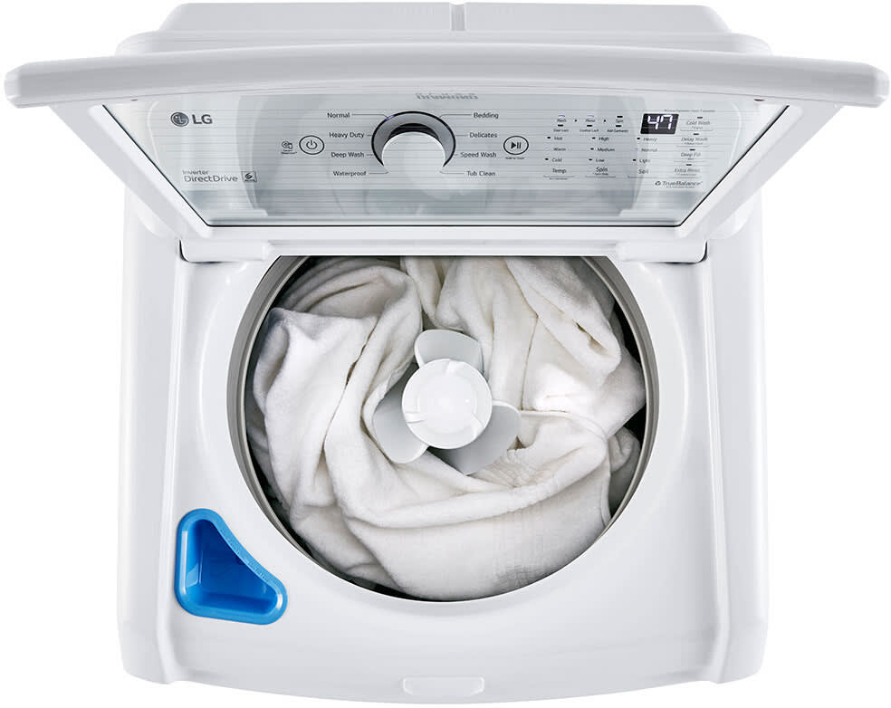 LG WT7005CW 27 Inch Top Load Washer with 4.3 Cu. Ft. Capacity, 4Way