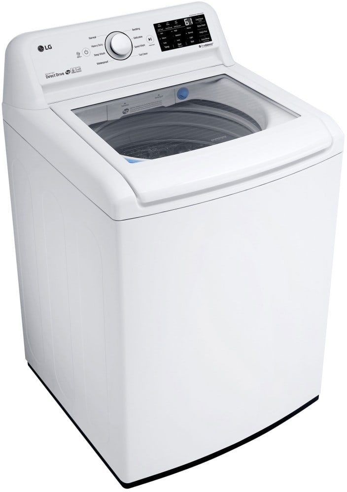 LG WT7100CW 27 Inch Top Load Washer with 4.5 cu. ft. Capacity, DialA