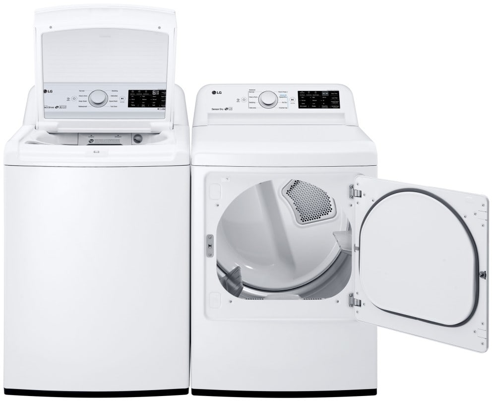 LG LGWADREW7100 SidebySide Washer & Dryer Set with Top Load Washer