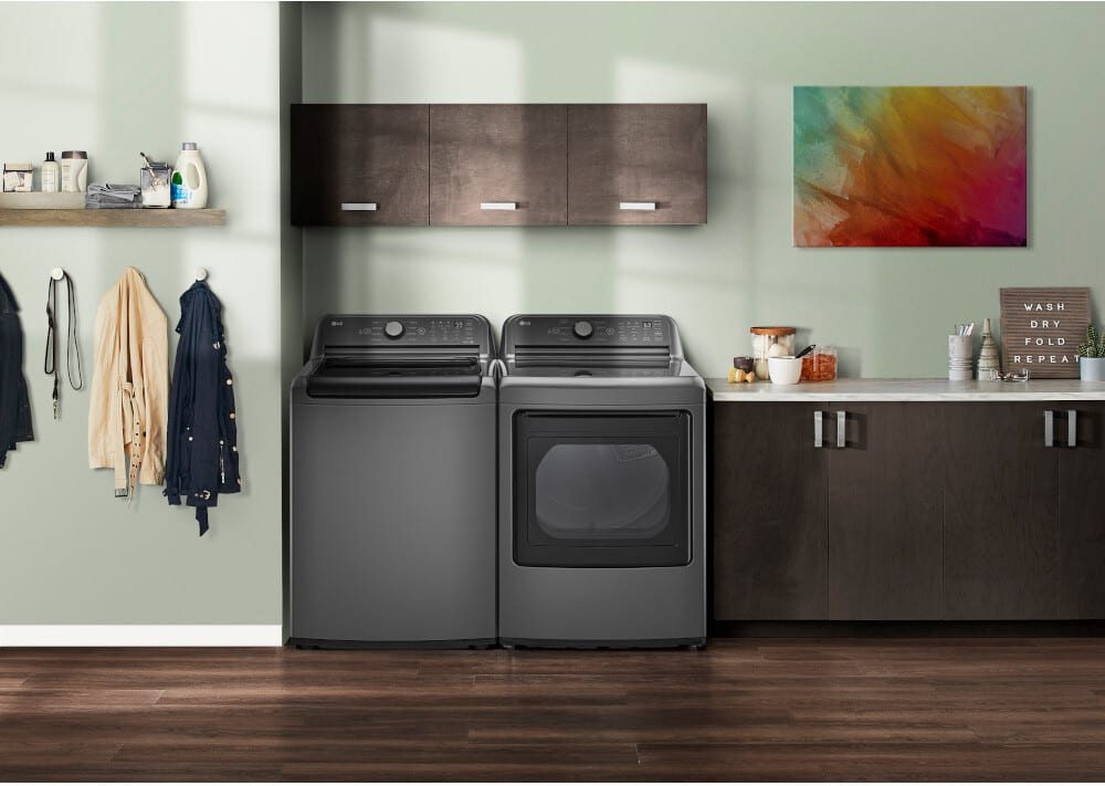 LG DLE7150M 27 Inch Electric Dryer with 7.3 Cu. Ft. Capacity, 8 Dryer