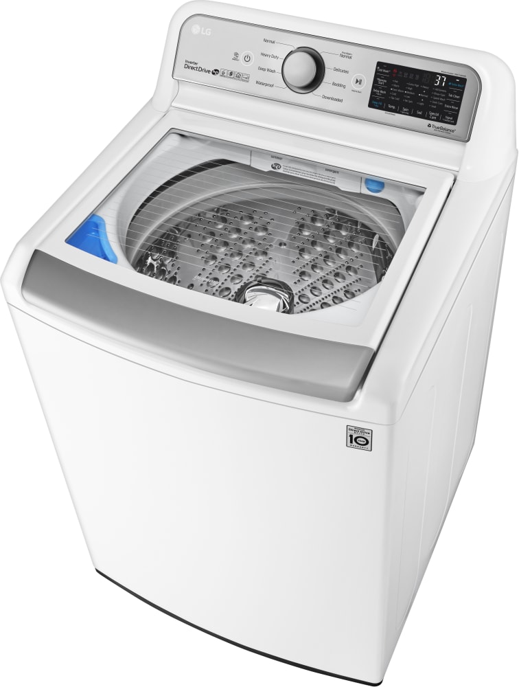 LG WT7305CW 27 Inch Top Load Smart Washer with 4.8 Cu. Ft. Capacity, 4