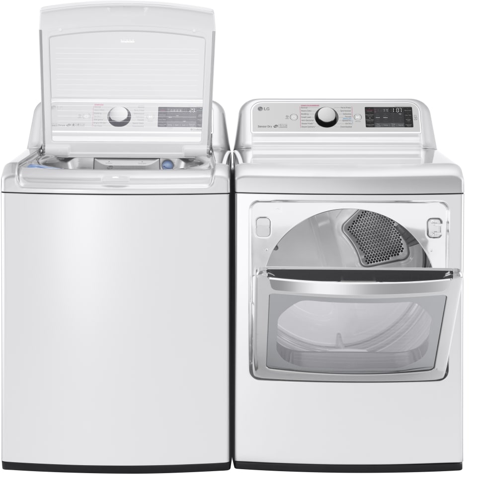 LG LGWADREW91 Side-by-Side Washer & Dryer Set with Top ...