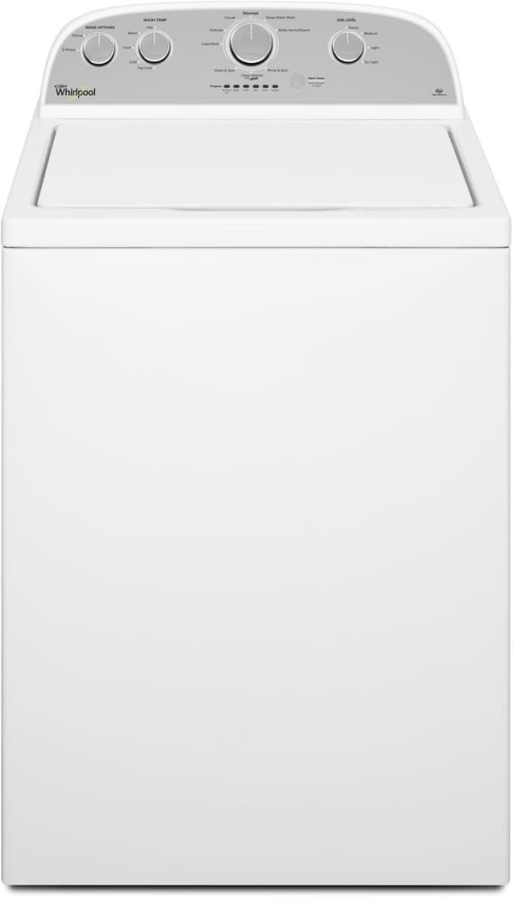 Whirlpool 3.5-cu ft High Efficiency Agitator Top-Load Washer (White) in the  Top-Load Washers department at