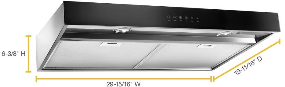WVU57UC0FS by Whirlpool - 30 Range Hood with Boost Function