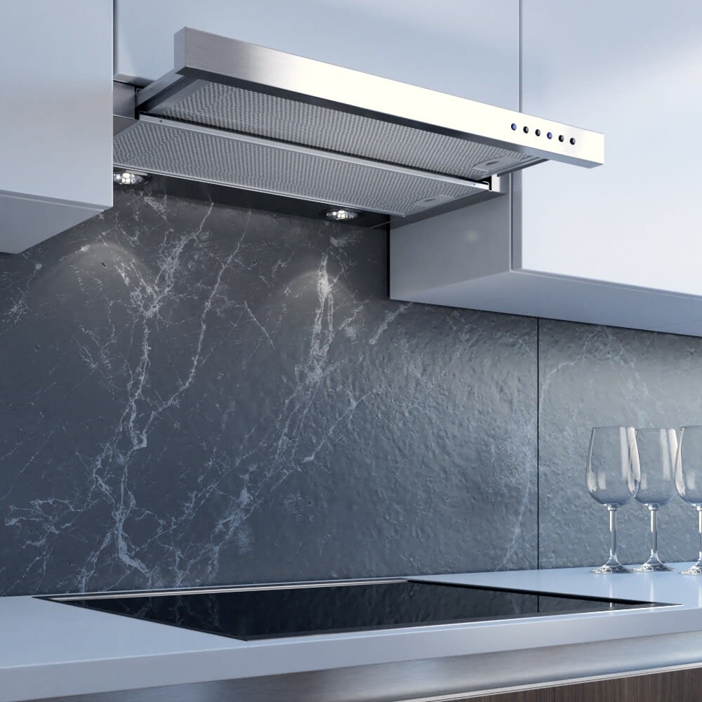 XO XOC24SMUA Under Range Hood with 3Speed/395 CFM Blower