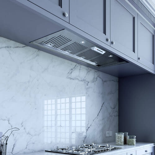 XO XOI4515SC 45 Inch Insert Range Hood with 4 Speed/600 CFM